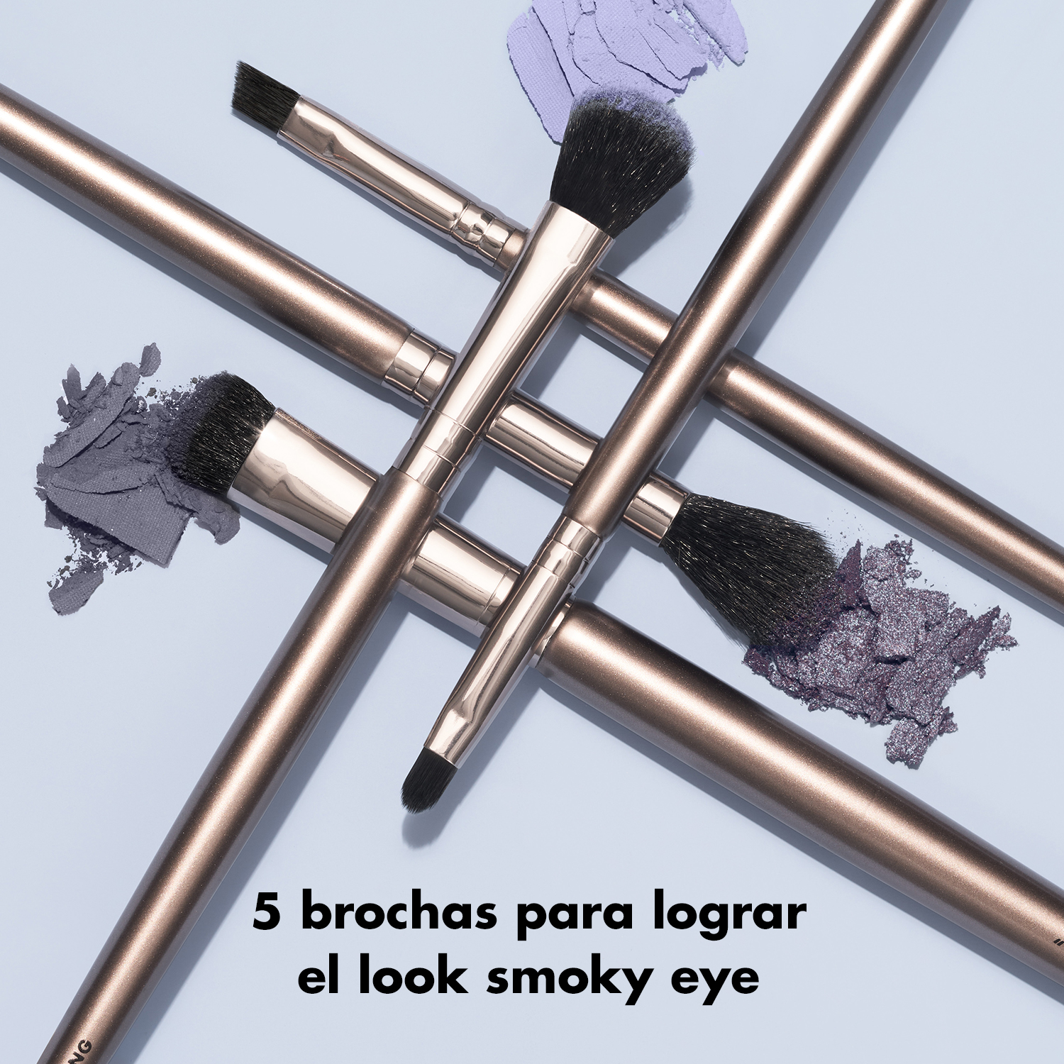 E.L.F. SMOKY EYE BRUSH KIT - 5 PIECE (JUEGO DE BROCHAS)
